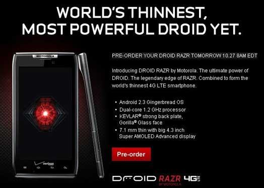 Motorola Razr Ad